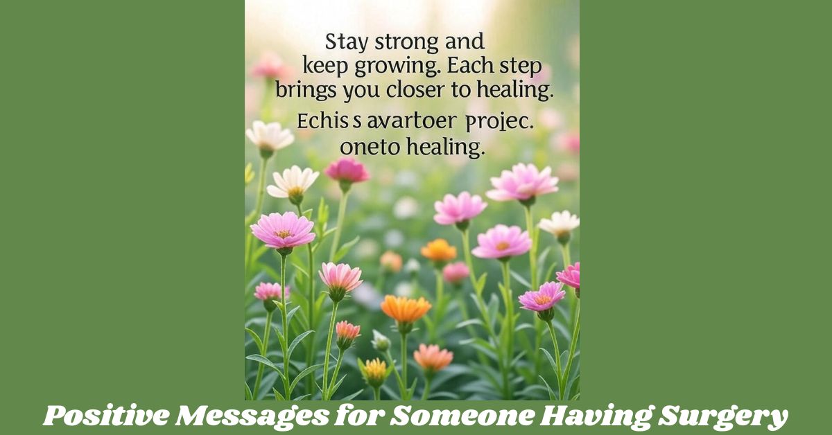 Positive Messages for Someone Having Surgery Positive Messages for Someone Having Surgery
