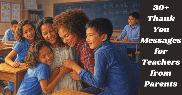 30+ Thank You Messages for Teachers from Parents