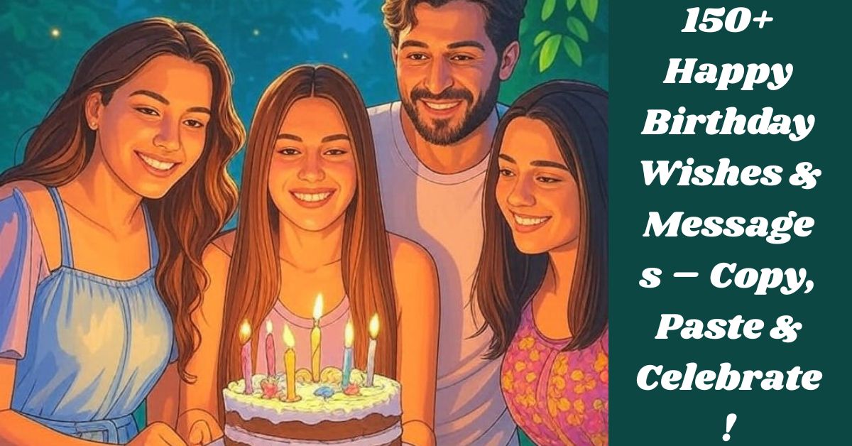 150+ Happy Birthday Wishes & Messages – Copy, Paste & Celebrate!