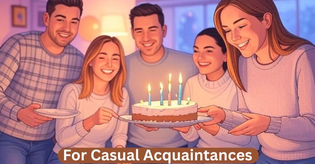 For Casual Acquaintances