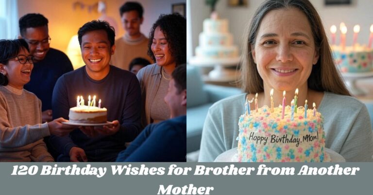 120 Birthday Wishes for Brother from Another Mother