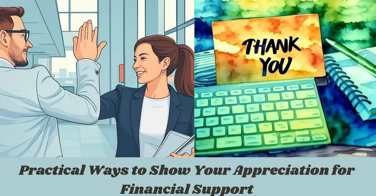 Practical Ways to Show Your Appreciation for Financial Support Practical Ways to Show Your Appreciation for Financial Support