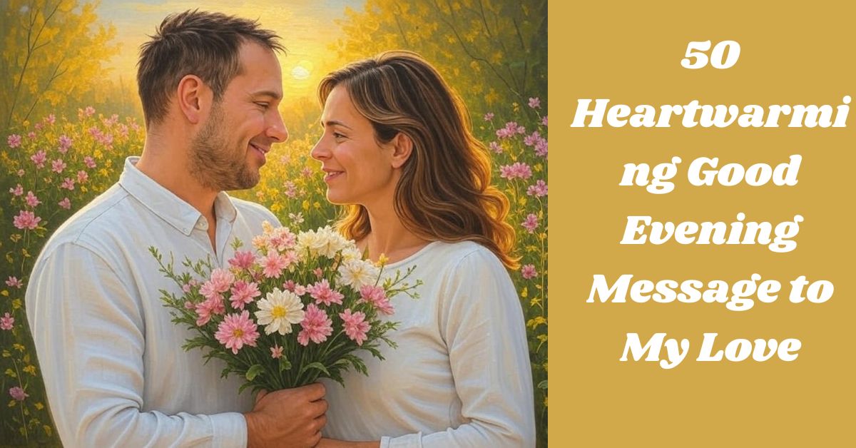 50 Heartwarming Good Evening Message to My Love