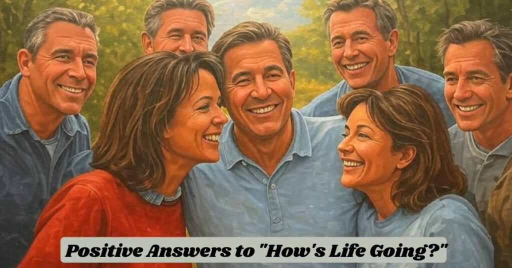Positive Answers to "How's Life Going?"
