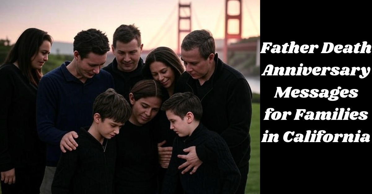 Father Death Anniversary Messages for Families in California Father Death Anniversary Messages for Families in California
