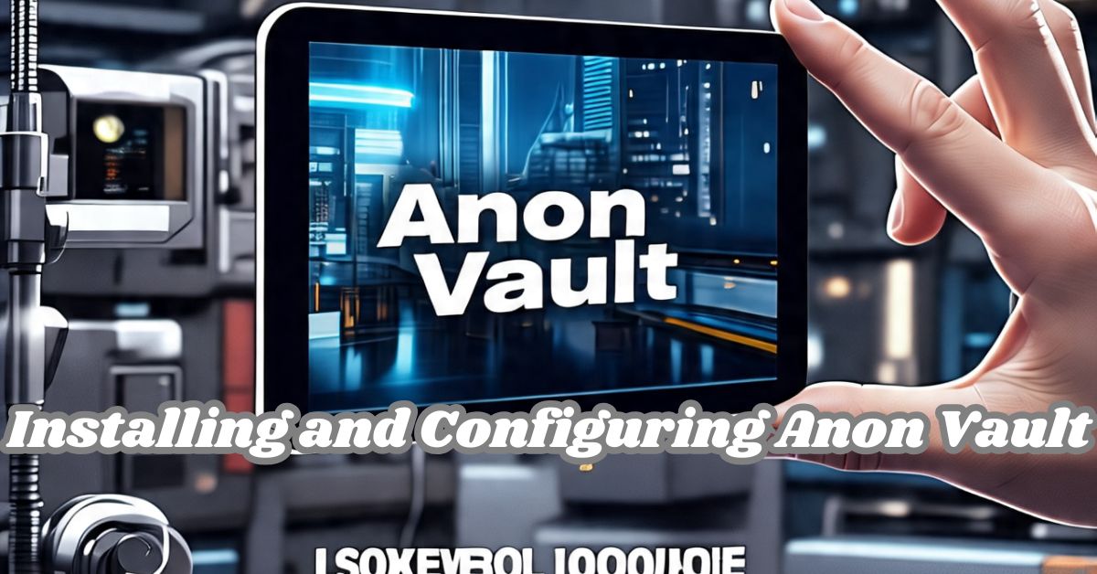 Installing and Configuring Anon Vault Installing and Configuring Anon Vault