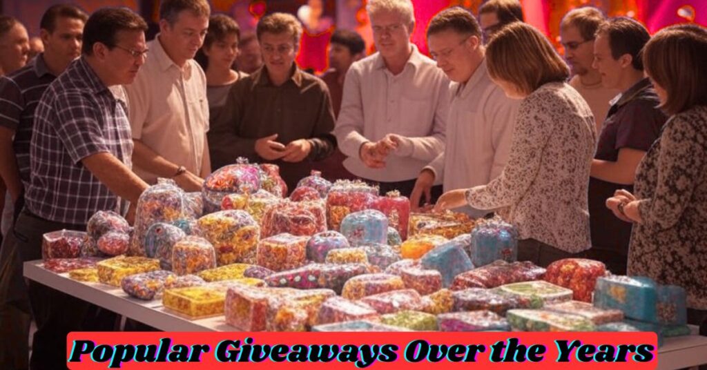 Popular Giveaways Over the Years