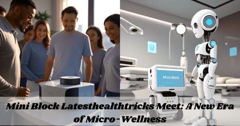 Mini Block Latesthealthtricks Meet: A New Era of Micro-Wellness