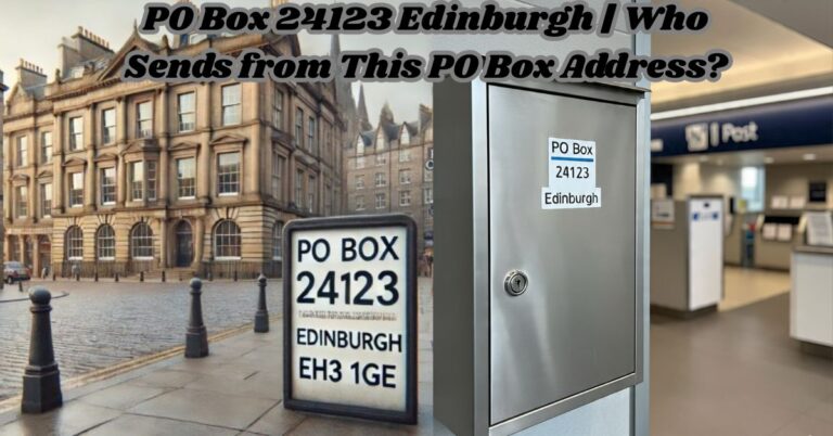 PO Box 24123 Edinburgh | Who Sends from This PO Box Address?