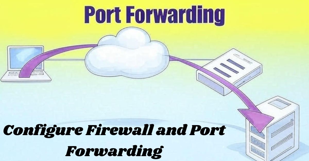 Configure Firewall and Port Forwarding Configure Firewall and Port Forwarding