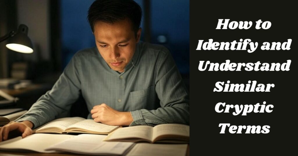 How to Identify and Understand Similar Cryptic Terms